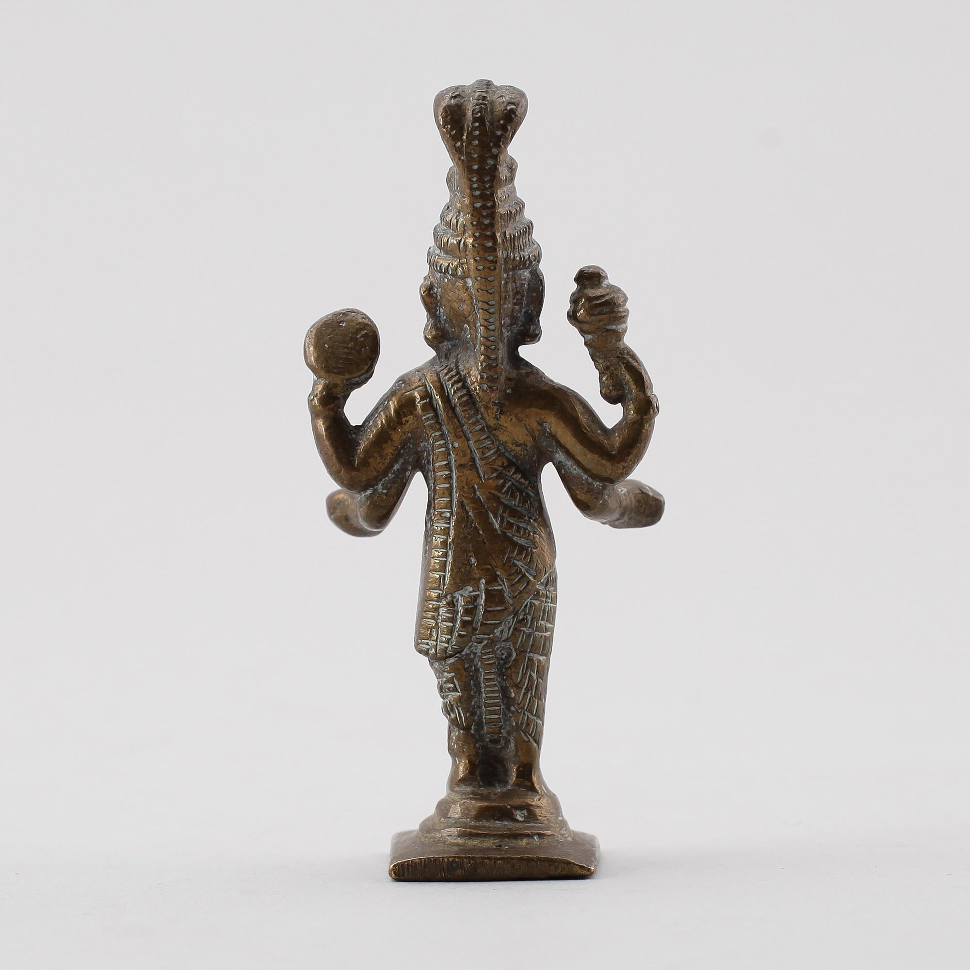 FIGUR, brons, orientalisk, 1800-/1900-tal.