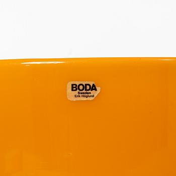 Erik Höglund, a set of nine glass vessels, Boda.