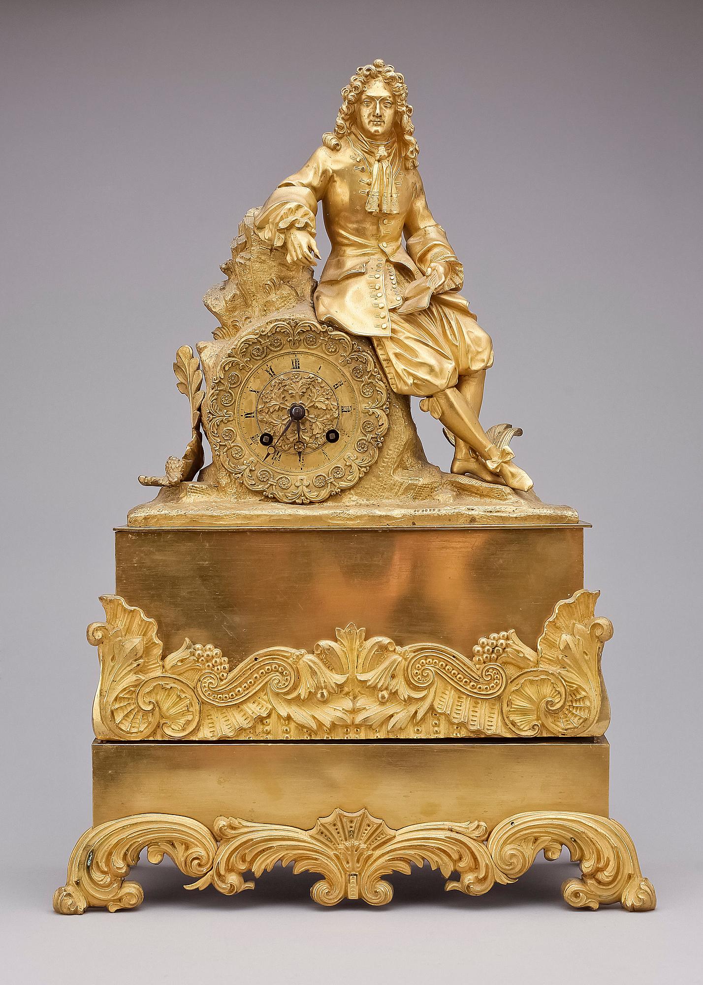 BORDSPENDYL, senempire, Frankrike, 1800-talets mitt.