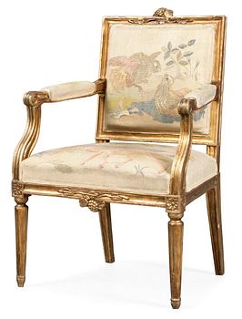 946. A Gustavian armchair.