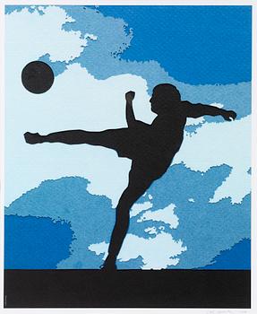 Vik Muniz, "The Football Player" (From: FIFA World Cup Brazil - Official Art Edition).