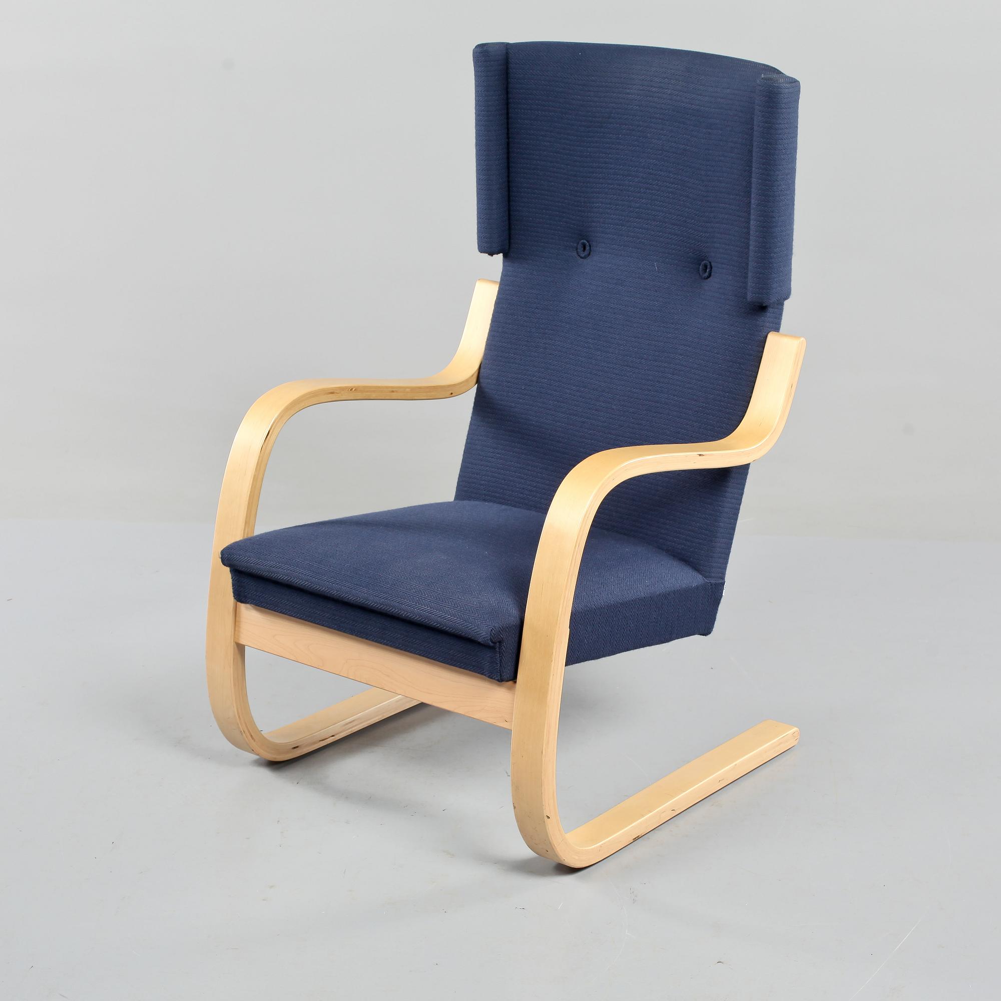 FÅTÖLJ, "modell 401", Alvar Aalto, Artek, modellen formgiven 1947.