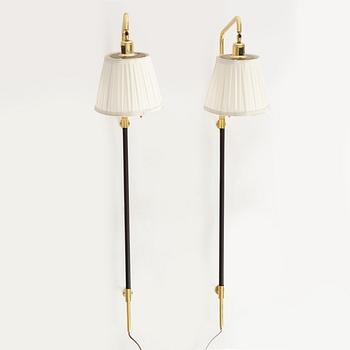 Wall lamps, a pair, Blond Belysning AB, Värnamo, Sweden, 2000s.