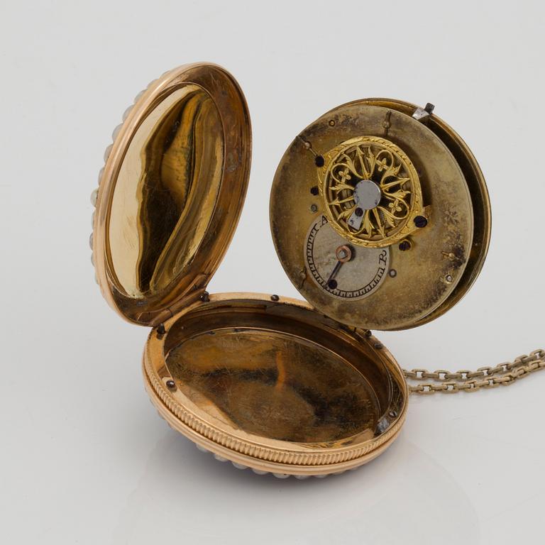 POCKET WATCH, 33,5 mm, hunter case,