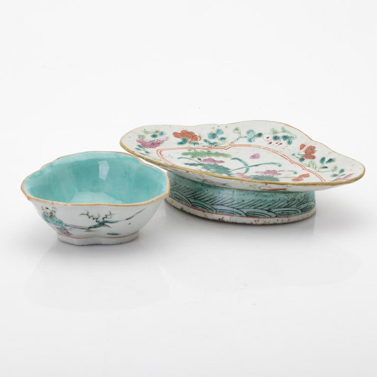 Parti porslin, 6 delar, Kina, 1800/1900-tal.