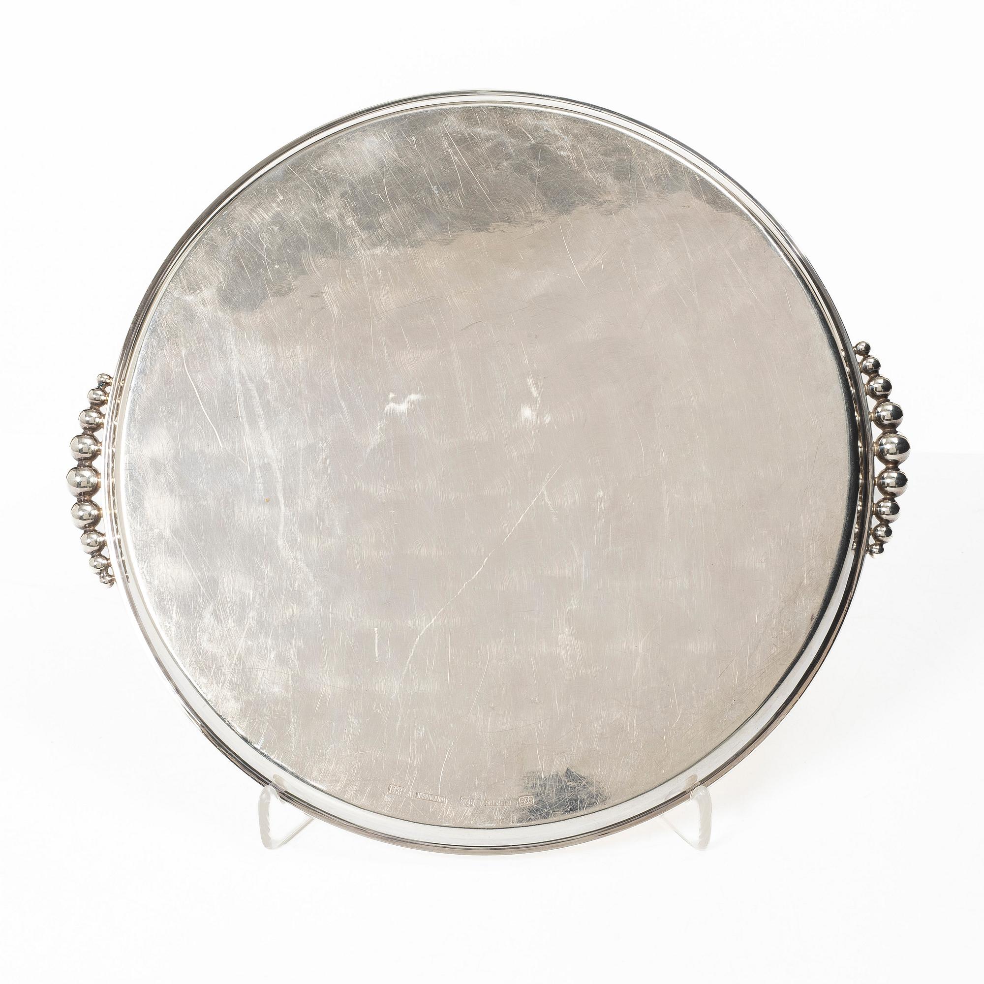 Emil Hartmann, bricka, sterling silver, Baden-Württemberg, Tyskland 1900-tal.