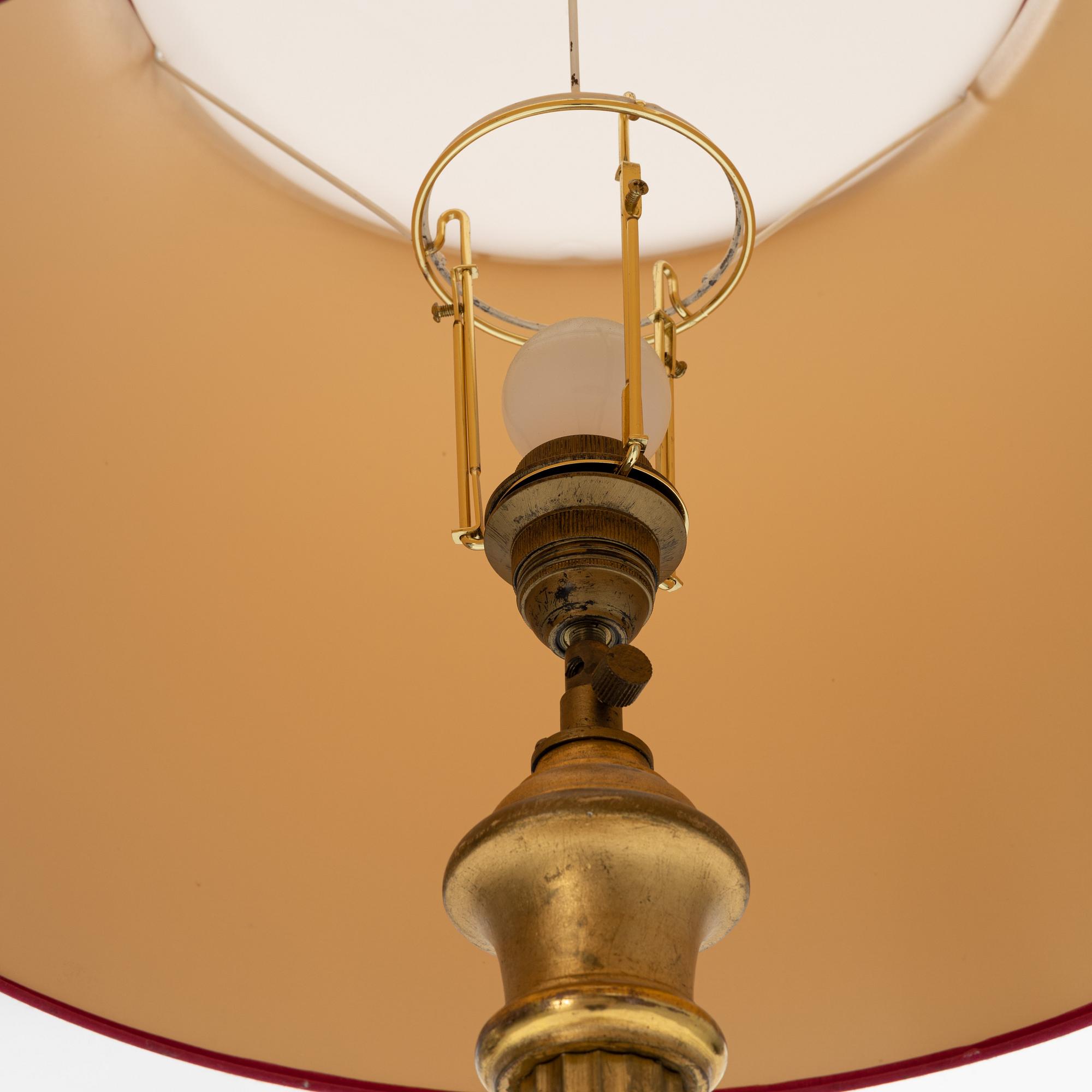 Golvlampa, 1900-talets första del.