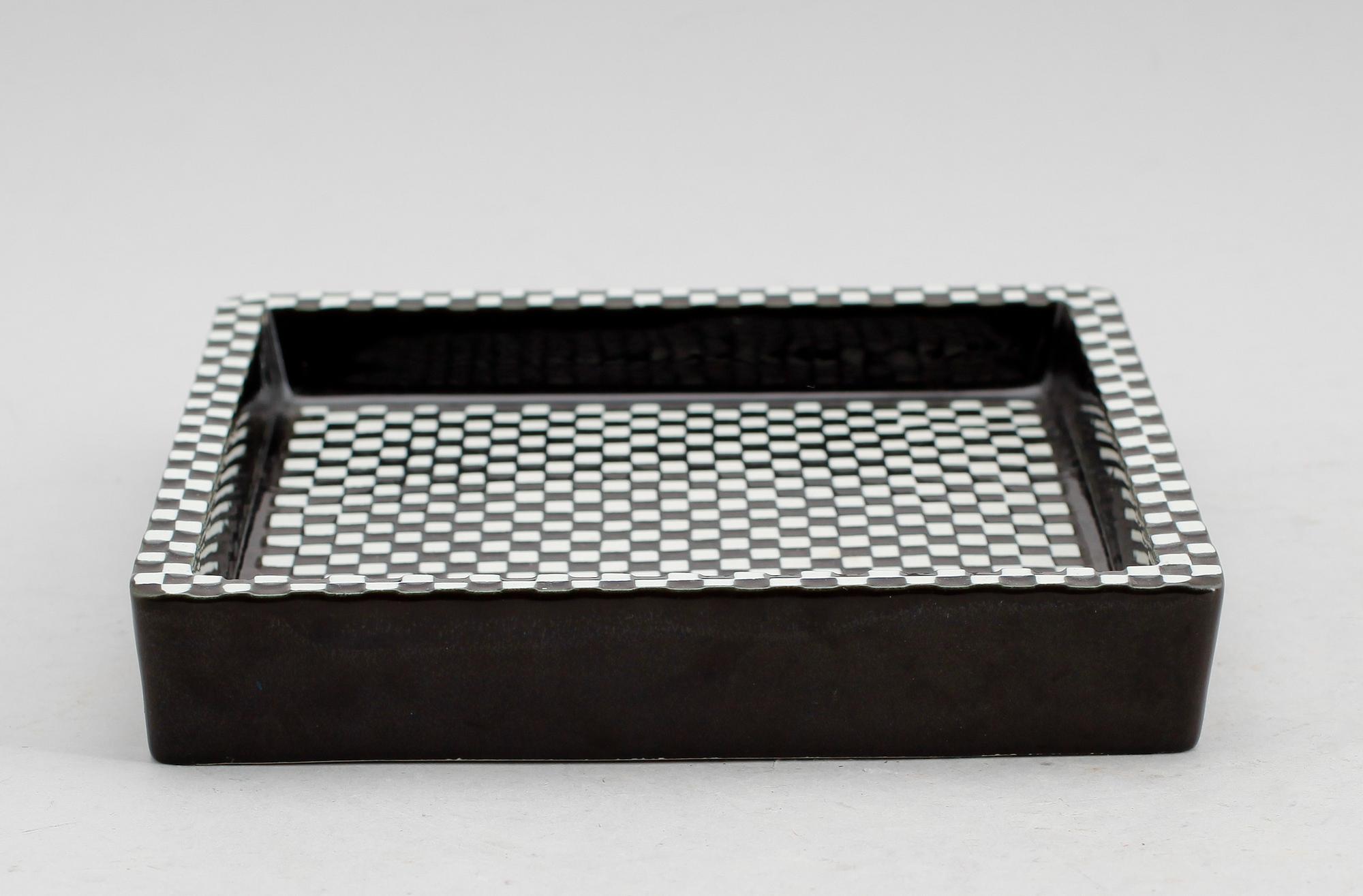 FAT, stengods, "Domino", nr 14, Stig Lindberg, Gustavsberg.