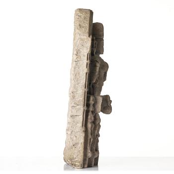 A stone stele of Devi, presumably North India, 12th century.
