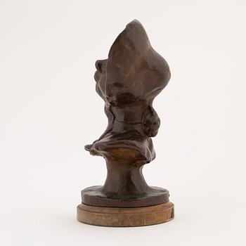 Unknown artist, 20th Century, sculpture, bronze, signed FQ.