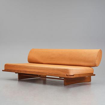Grete Jalk, A teak sofa/daybed, Poul Jeppesen, Denmark, 1960's/1970's.
