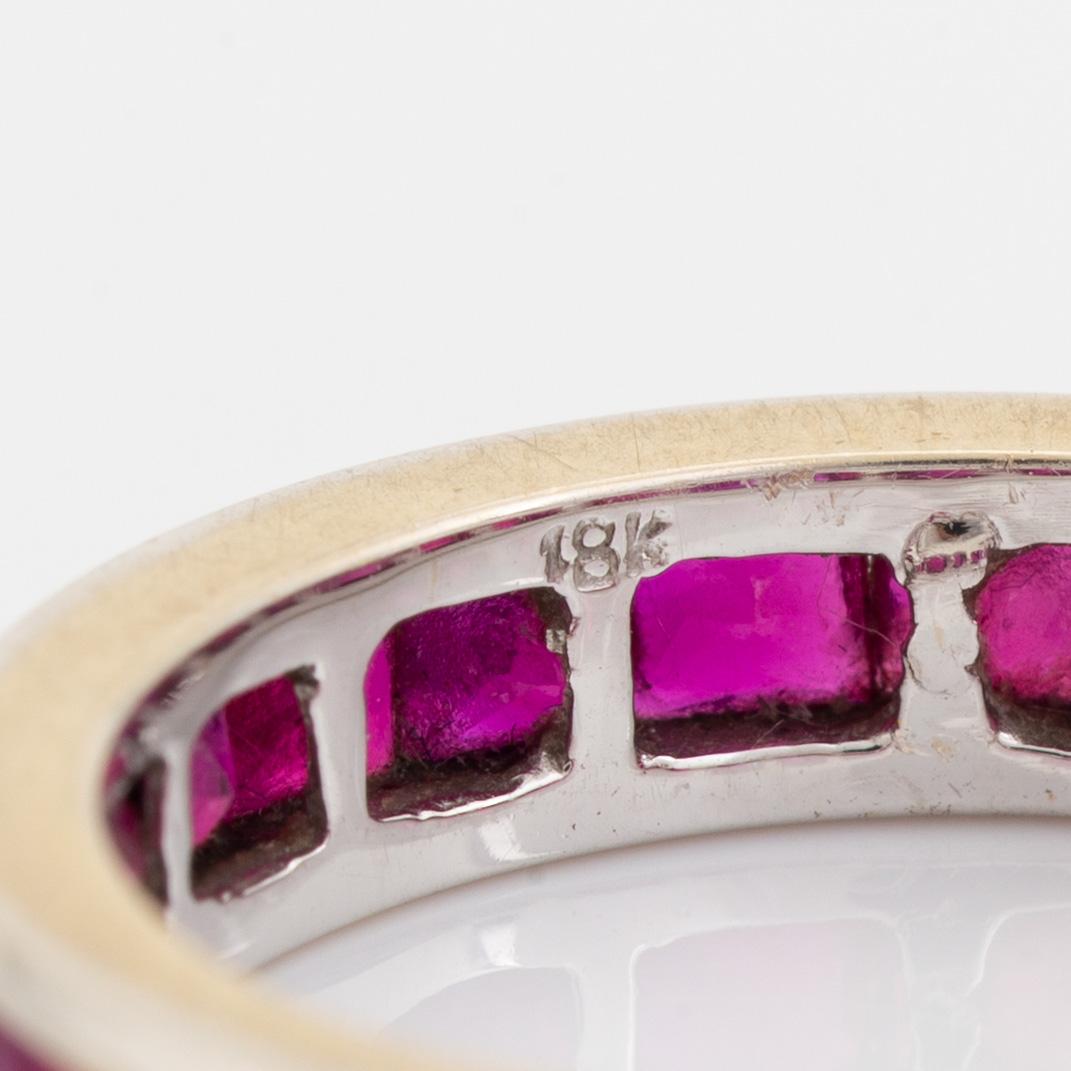Ruby eternity ring.