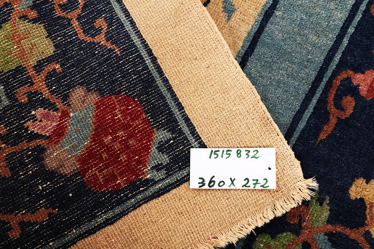 A carpet, old/semiantique, China, ca. 360 x 272 cm.