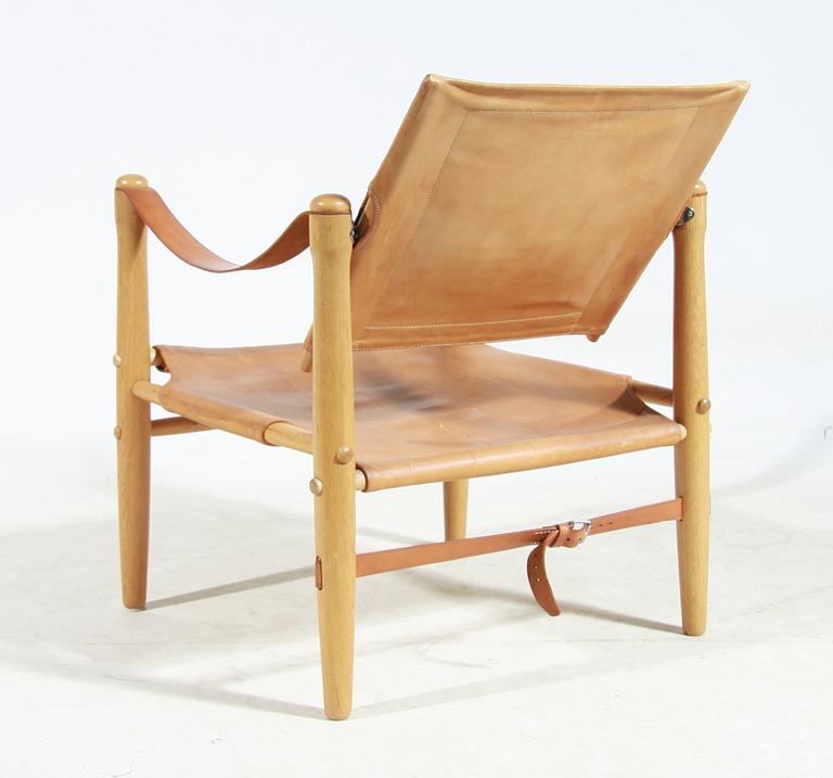 FÅTÖLJ, Safari-modell, inköpt på NK,  1900-talets mitt.