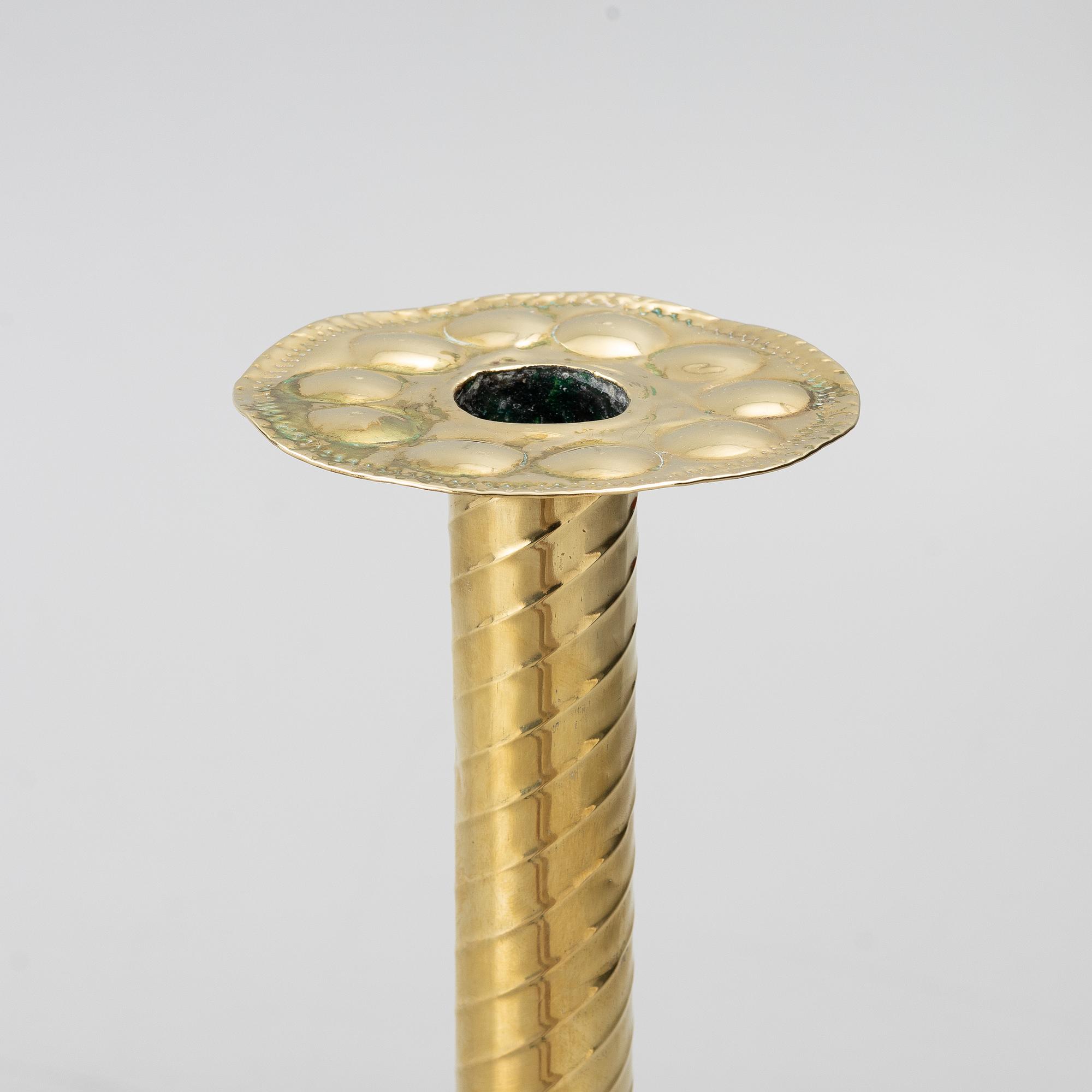 Golvljusstake, barockstil, omkring 1900.