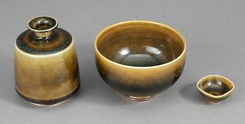 MINIATYRER, 3 st, Berndt Friberg, Gustavsberg.