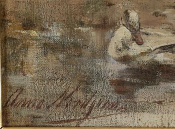 ANNA NORDGREN, Olja på duk, signerad .