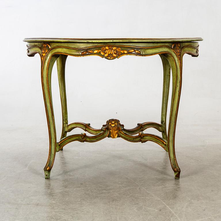 An mid 20th century Louis XV-style table from Paoletti, Firenze Italy.