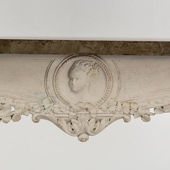 Konsolbord, ett par, Louis XVI-stil, omkring år 1900.