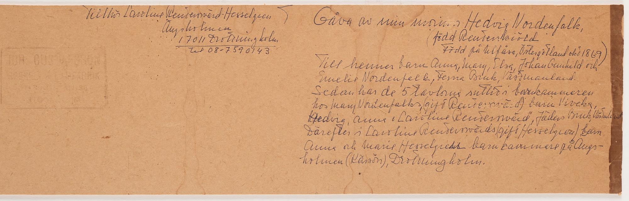 Ottilia Adelborg, "Blomstersiffror med rim", 20 + 1 pcs.