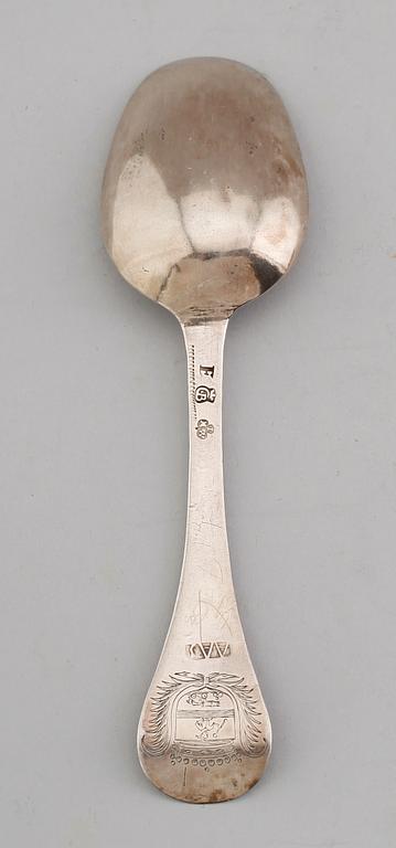 SKED, silver, Johan Martin Winterstein, Göteborg 1699. Vikt ca 65 gram.