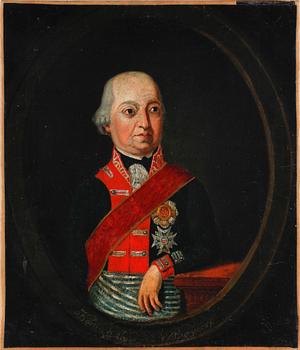 OKÄND KONSTNÄR, olja på duk, Tyskland, troligen 1810-20-tal.