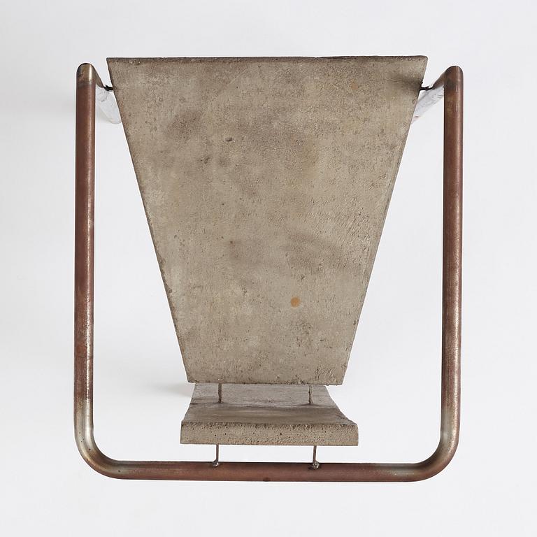 Jonas Bohlin, "Concrete", karmstol, ed. 35/100, Källemo, Värnamo 1981.
