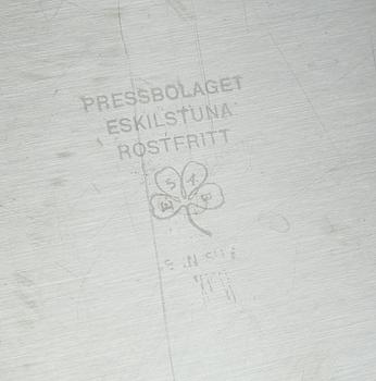 BRICKOR, 2 st, art deco, rostfritt stål, Eskilstuna, 1930/40-ta.
