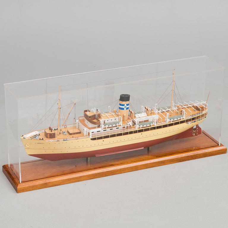 MODELLFARTYG, "Bore II", Åbo. Finland 1900-talets senare hälft.