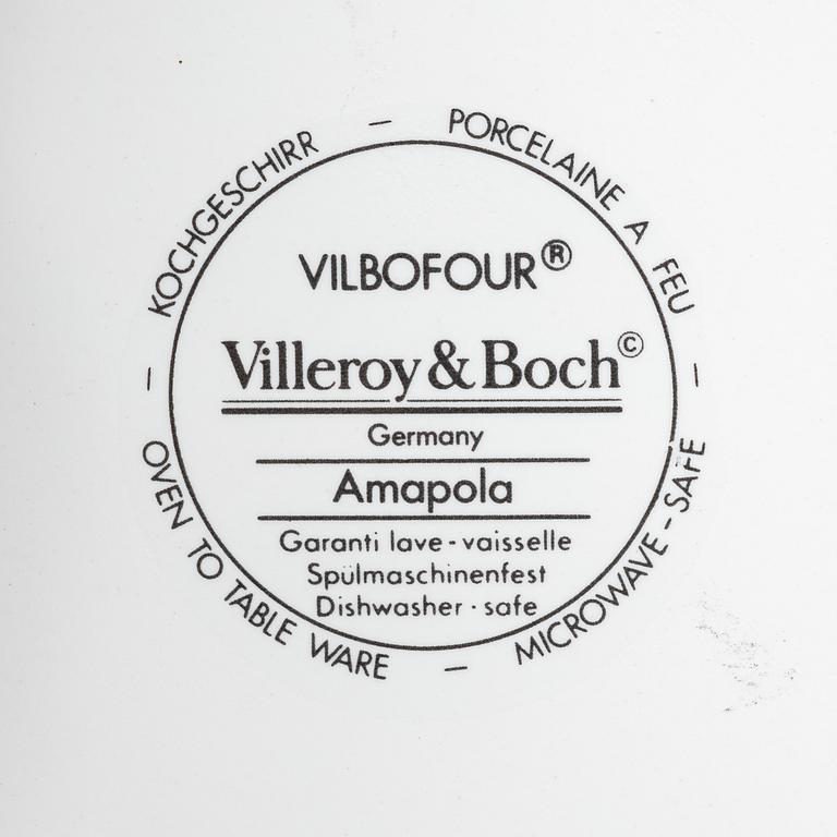 Villeroy & Boch, matservis, 69 delar, "Amapola", Tyskland.