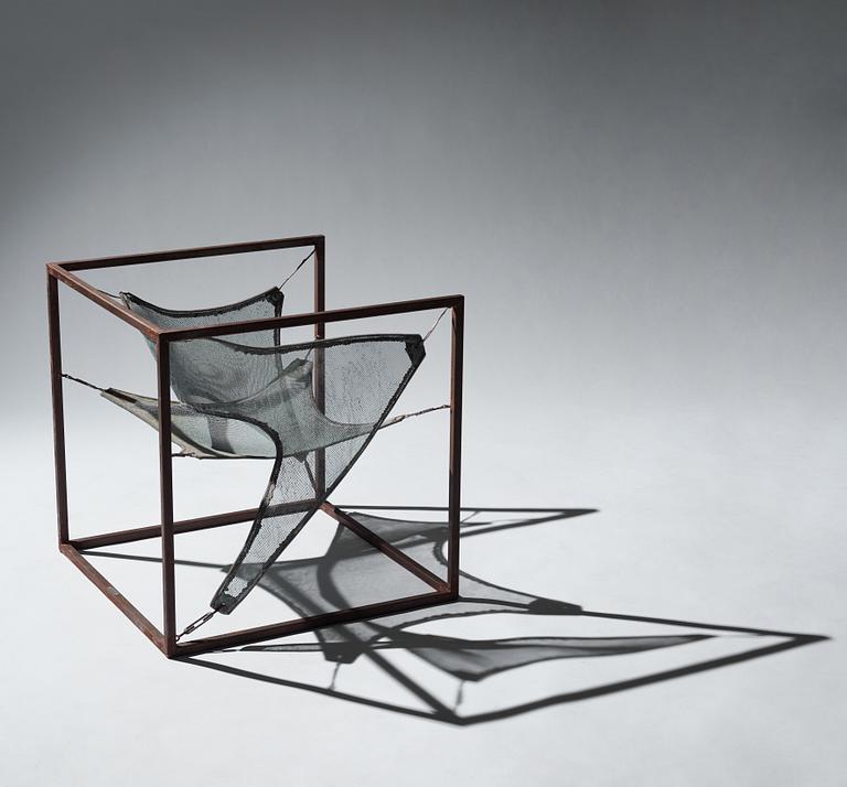 Sigurdur Gustafsson, an easy chair / sculpture, 'Wind', ed. 25/33, Källemo, Sweden, post 2003.