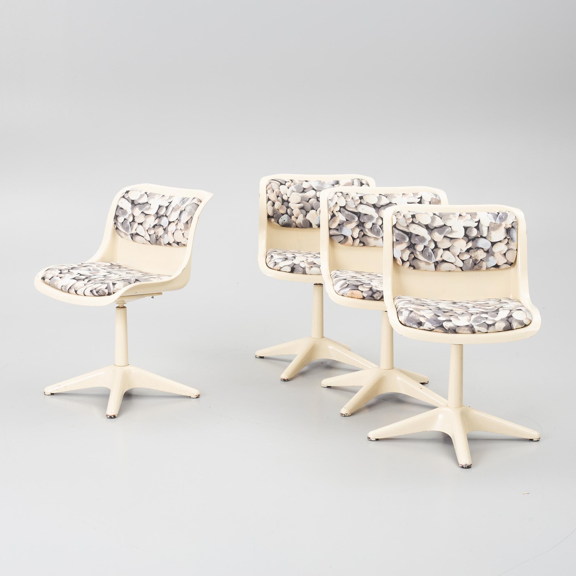 Yrjö Kukkapuro, 4 chairs, model 3415, 1970s.