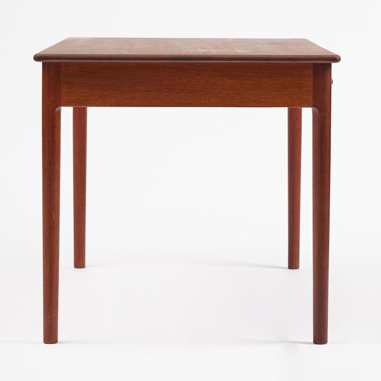 Hans J. Wegner, a model PP305 teak desk, PP Møbler, Denmark 1970s.