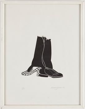 ALLEN JONES, 7 litografier, serigrafi samt aluminiummultipel, signerad och numrerad 29/200.