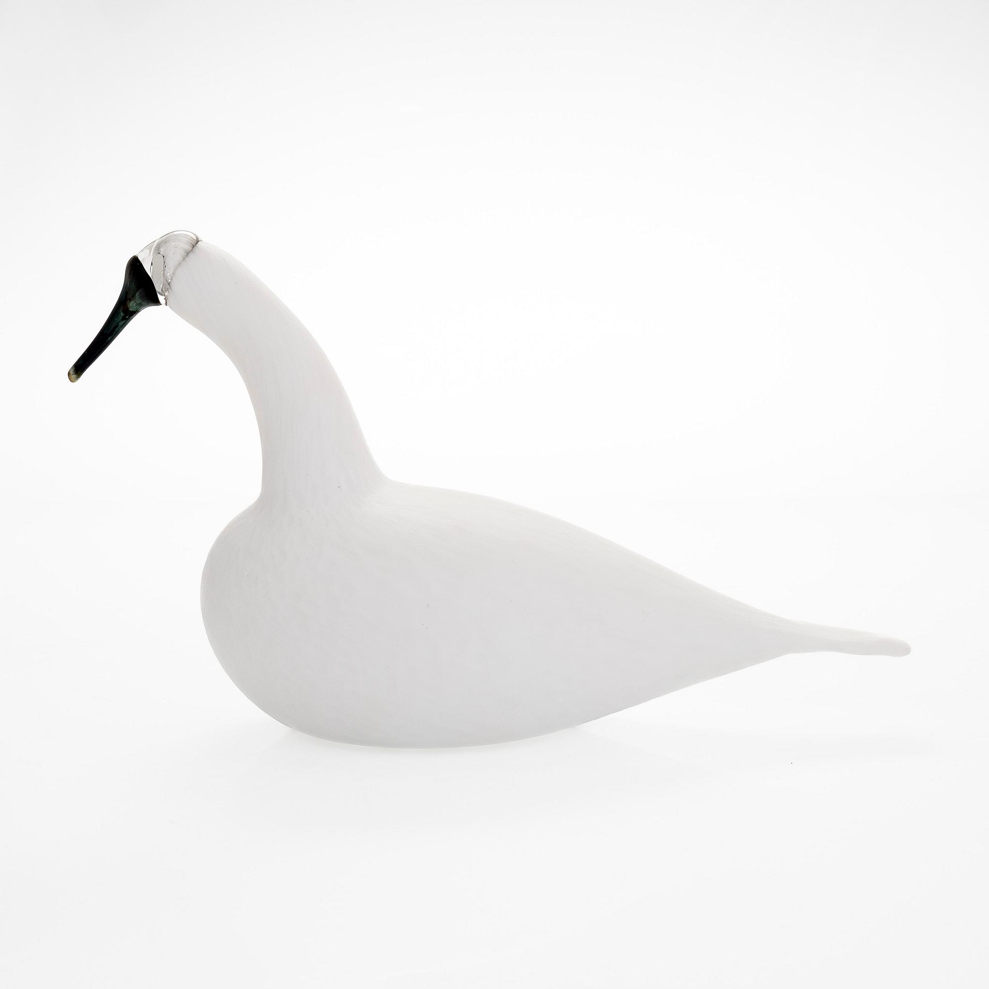 Oiva Toikka, A glass bird, 'Swan', signed O. Toikka Nuutajärvi, 136 2005.