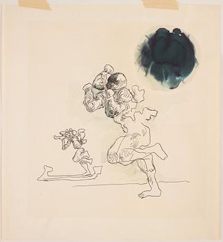 Bror Marklund, "Gestalt i storm" (Figure in storm).