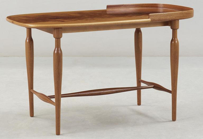 A Josef Frank mahogany side table, Svenskt Tenn, model 961.