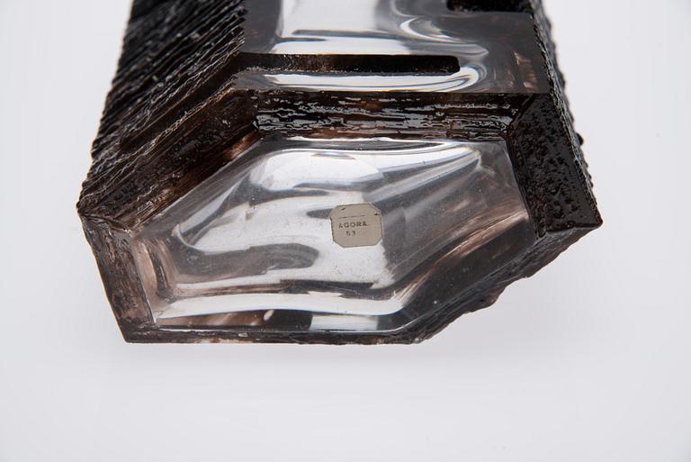 VAS, glas, signerad, Daum, Frankrike, 1900-talets senare hälft.