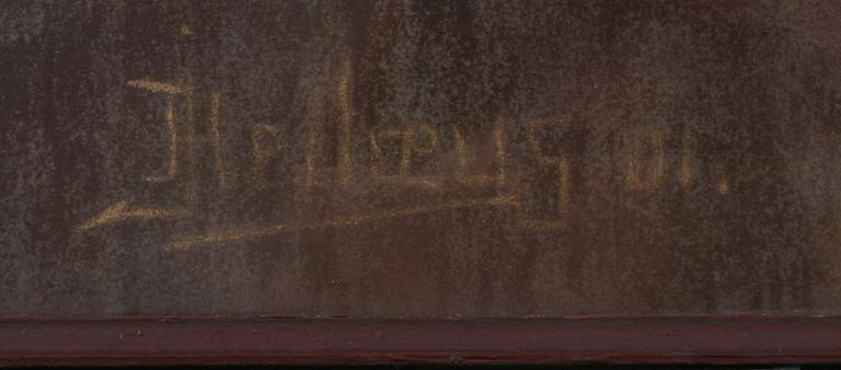JOHN HEDAEUS, pastellteckning, sign o dat -01.