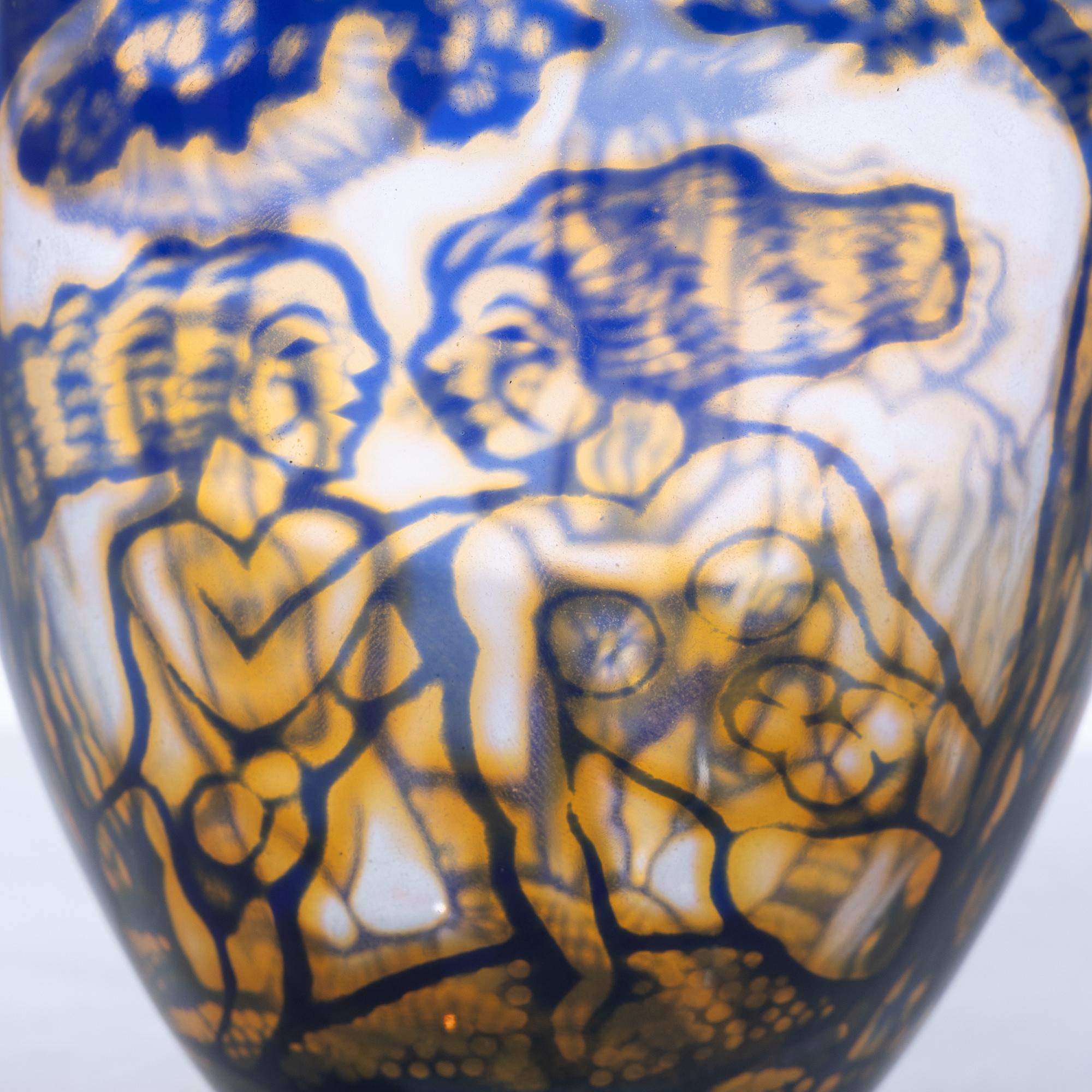 Eva Englund, vas, graal, Orrefors, 1983.