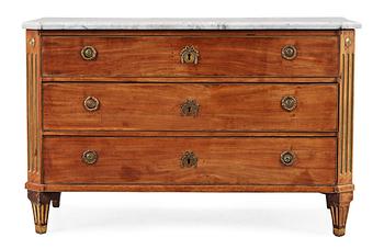 507. A late Gustavian 18th Century commode.