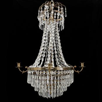 LJUSKRONA, empirestil, 1900-tal. Höjd ca 80cm.
