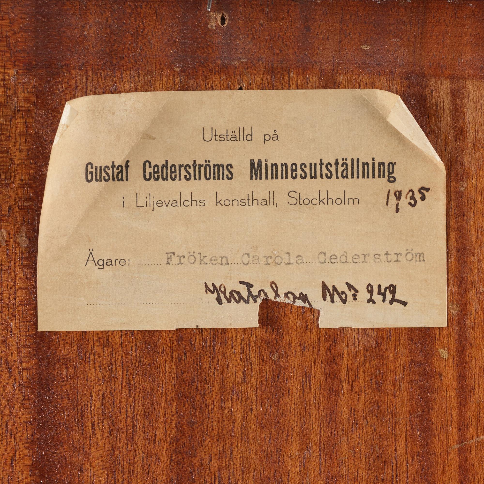 Gustaf Cederström, Skisser till monumentalmålningar i Riddarhusets trapphall, Stockholm.