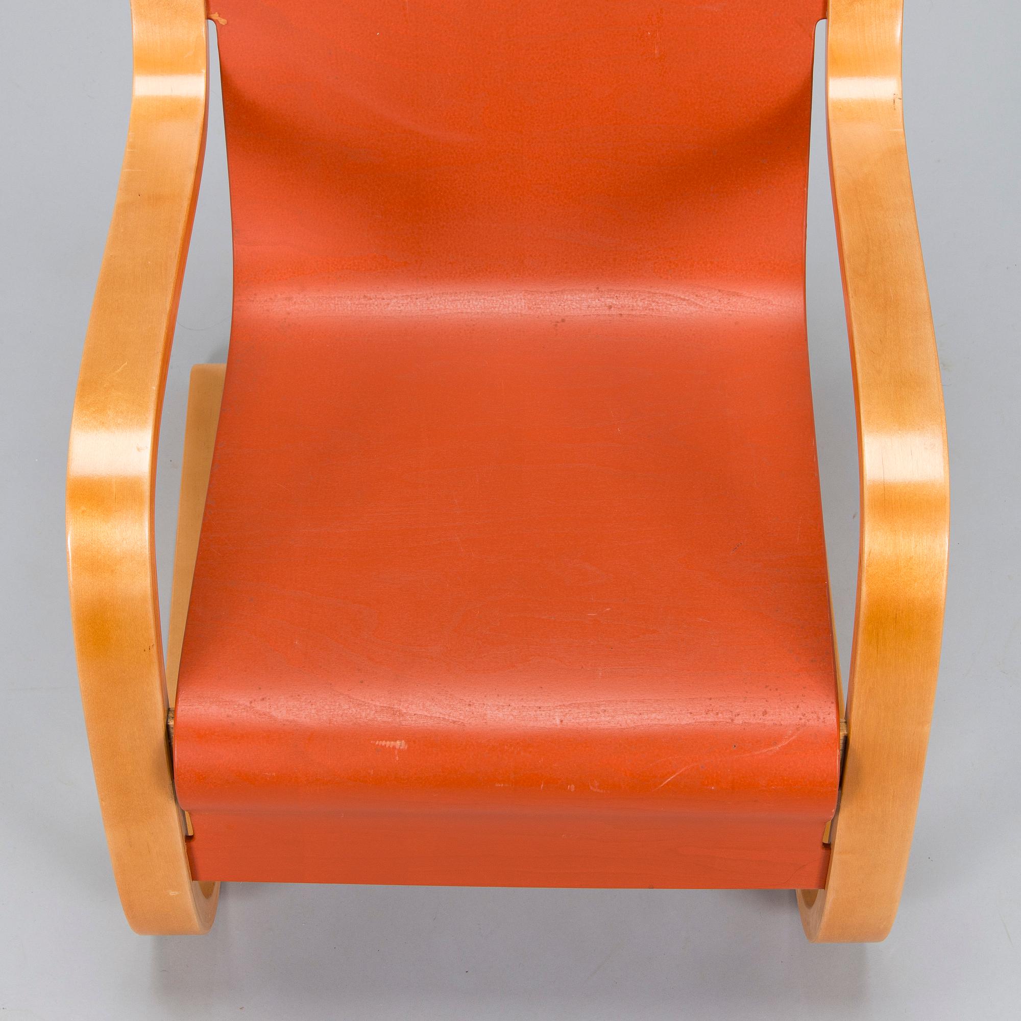 Alvar Aalto, nojatuoli, malli 31, Artek, 1960/1970-luku.