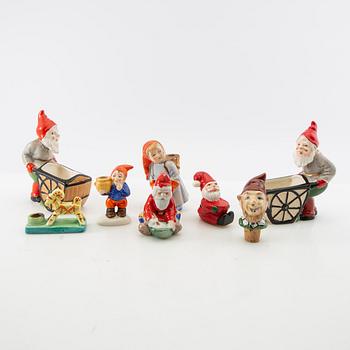 A collection of gnomes 35 pcs 20th century.
