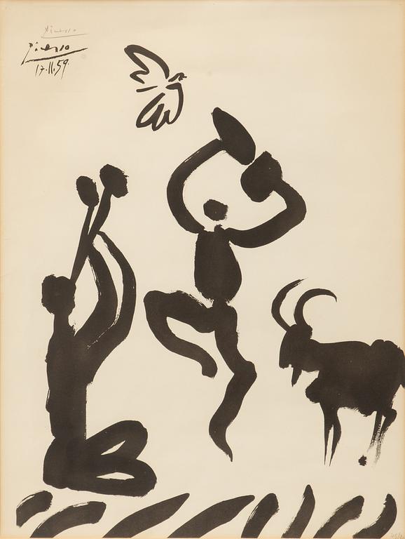 Pablo Picasso, efter, "La Danse du Berger/"Faune et le bouc".
