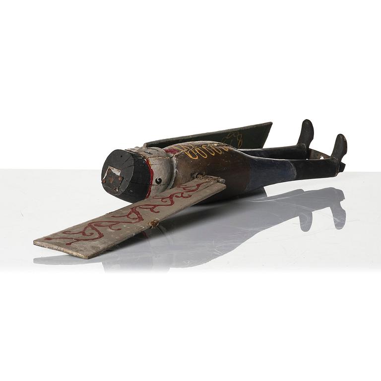 A Swedish folk-art weathervane, 19th century.