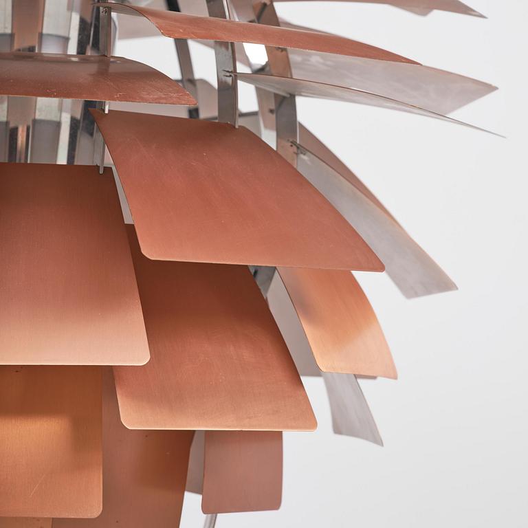 Poul Henningsen, an "Artichoke" ceiling lamp, Louis Poulsen, Denmark, 1960s-70s.