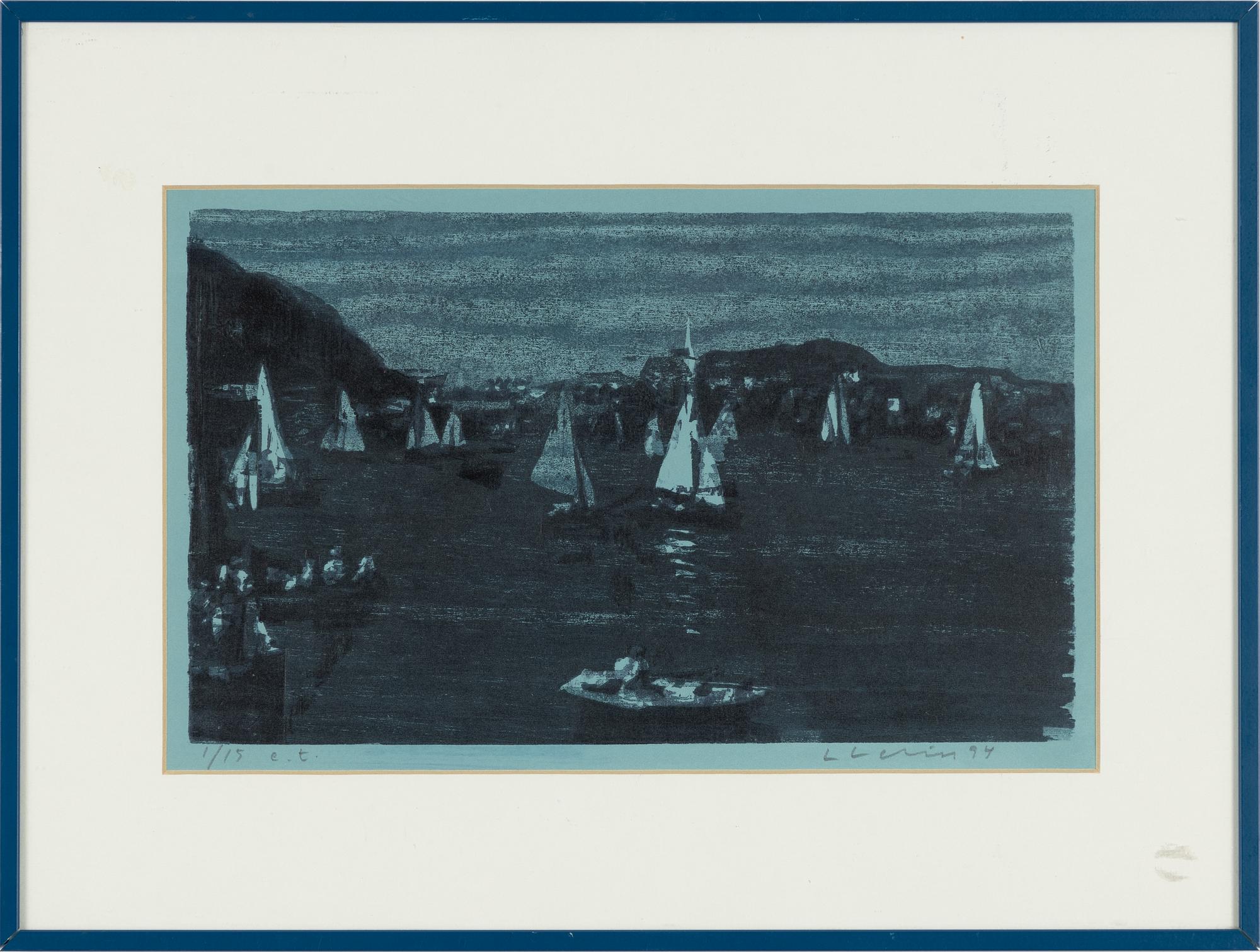 Lars Lerin, Regatta.