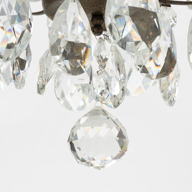 A rococo style chandelier, 20th Century.